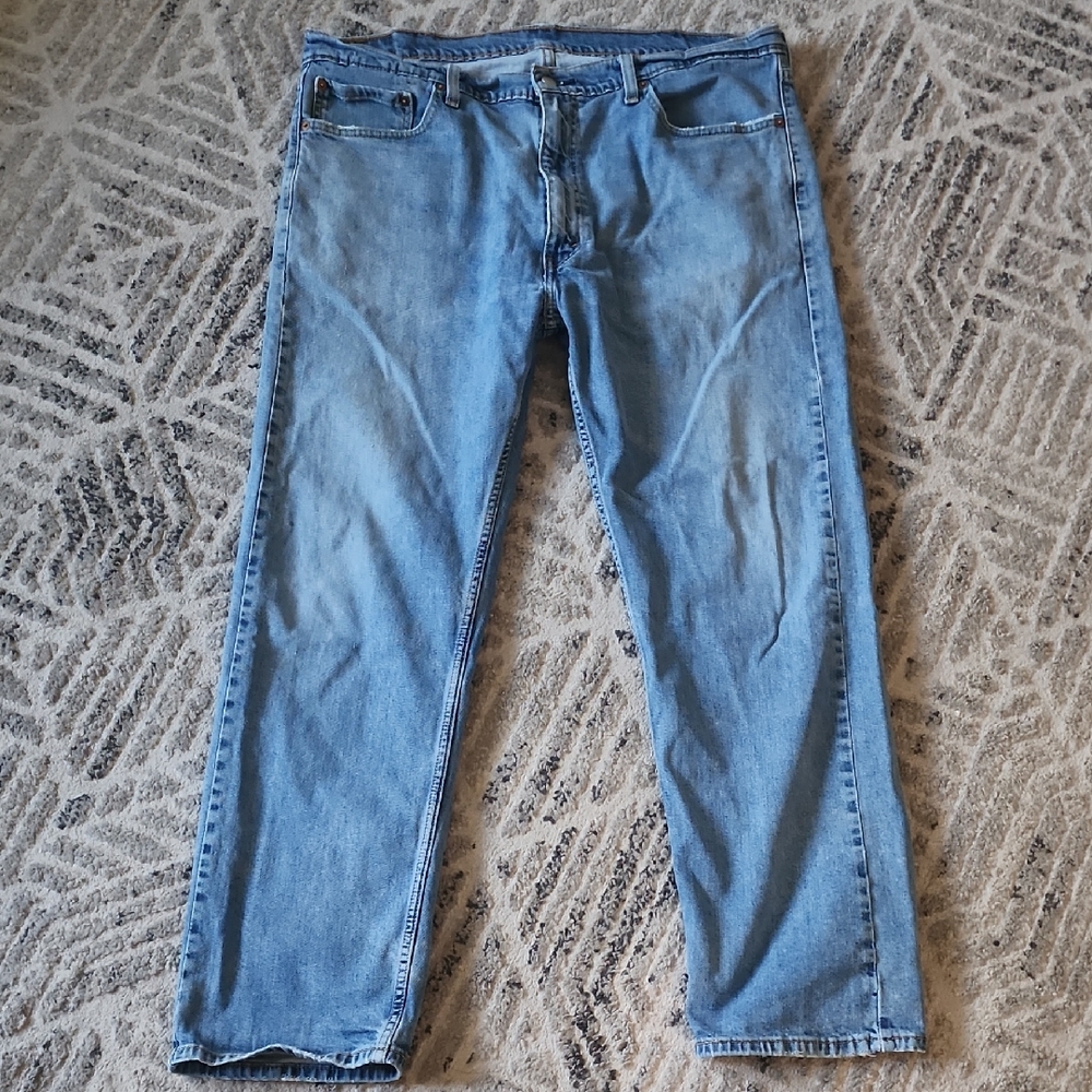 Levis Strauss 505 Circled R Tag Light Blue Straight Jeans